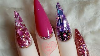 shell nail sea crushed