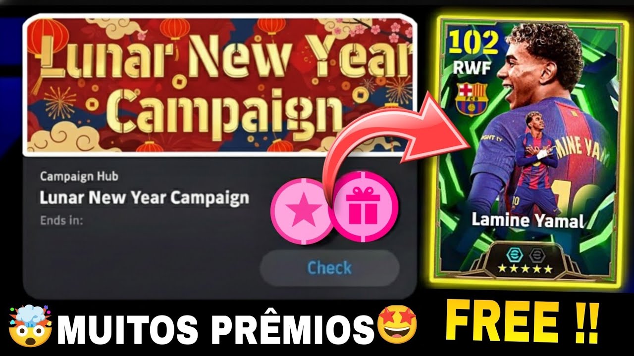 🔥 NOVA CAMPANHA DE ANO NOVO LUNAR 🚀 TODOS OS DETALHES E COMO VSI FUNCIONAR NO EFOOTBALL 2026 🎁