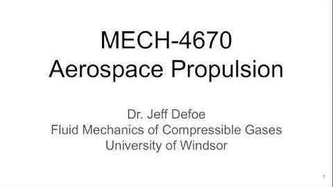 Aerospace Propulsion Lecture 12 part 1