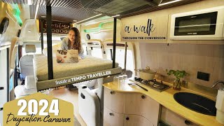 Tour inside our NEW 2024 Caravan on #tempotraveller भ्रmitu | Motorhome Adventures