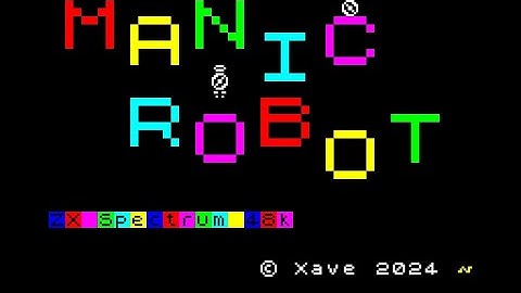 Manic Robot Review for the Sinclair ZX Spectrum by John Gage