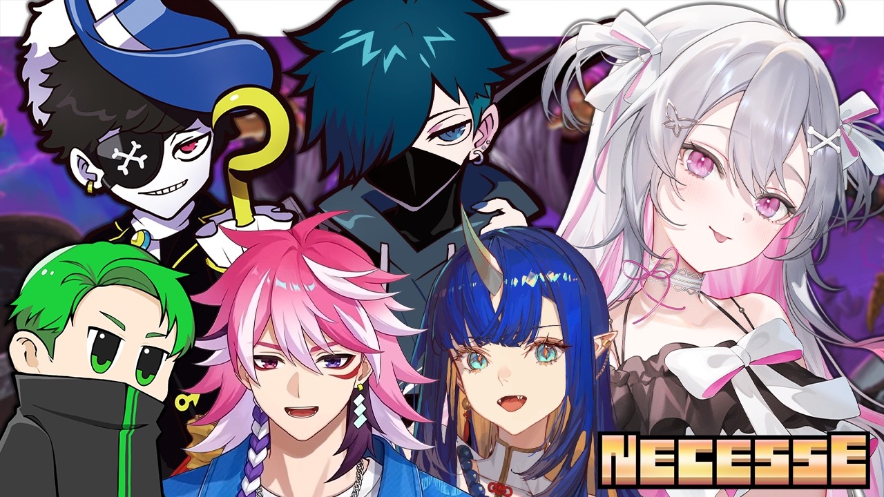 ♰ Necesse ♰ 赤ギャングのメンバーとちるして遊ぶぞ！！！【 #終末むくろ / #すぺしゃりて 】