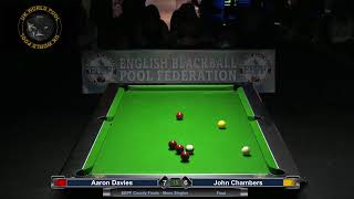 2022 EBPF County Finals - Mens Singles - Final -Aaron Davies v John Chambers