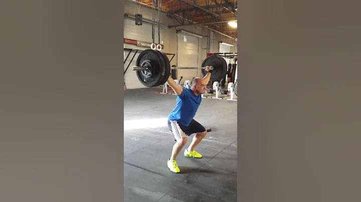 Ray Gabaldon 200# overhead squat attempt