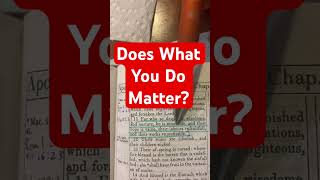 Does What You Do Matter? Wisdom Of Solomon 3:11 God Of Israel Bible