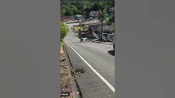 ⚠️ ⚠️⚠️ Caution ⛔️⛔️ Near Death Power Slide Down Hill #skateboard #skate #powerslide #tonyhawk