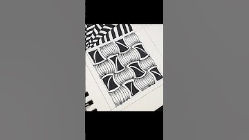 #33 || Easy zentangle patterns || zentangle doodle art || zentangle art step by step ||