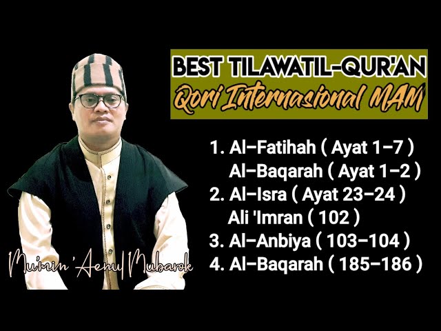 Best Tilawatil Quran | The Most  Beautiful Quran Recitation | mumin ainul mubarok MAM class=