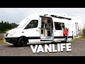 VAN LIFE TOUR | Female Traveller Converts Mercedes Sprinter Into A Home