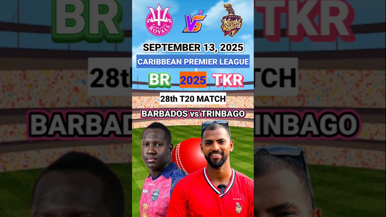 Barbados vs Trinbago 28th CPL Toss Prediction | BR vs TKR Match Prediction Today 