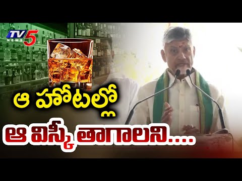 ఆ హోటల్లో ఆ విస్కీ తాగాలని....CM Chandrababu Naidu Interesting Comments | TV5 News - TV5NEWS