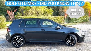 VW Golf GTD  hidden features and ONE that could get you out of trouble!