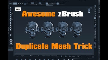zBrush Duplicate with the "Same Spacing" Trick