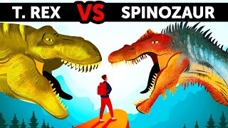 Dinozaur większy i szybszy od tyranozaura. Który z nich wygrałby w bezpośrednim starciu? screenshot 1