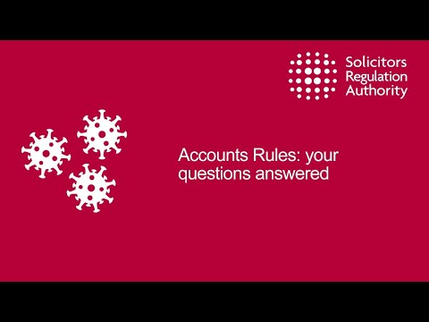 Accounts Rules – your questions answered