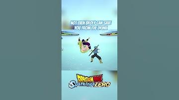 Trunks is TOO MUCH for BROLY on DBZ SPARKING ZERO 😳 #shorts #dbz #gaming