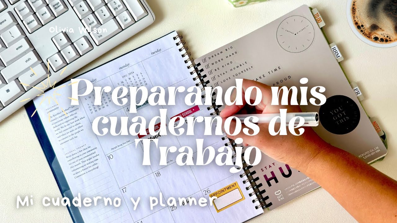 Cómo usar cuadernos y agendas para el trabajo 2025. Ideas de cómo usar stickers