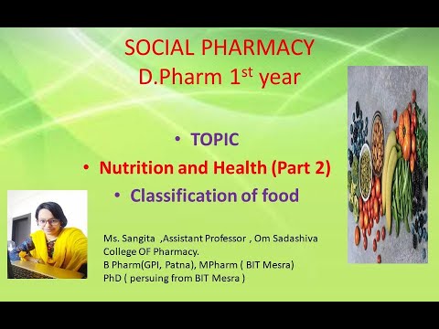 social pharmacy# nutrition and health  part 2# D.Pharm 1st year