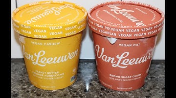 Van Leeuwen Vegan Cashew Peanut Butter Brownie Honeycomb & Vegan Oat Brown Sugar Chunk