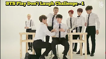 BTS Play Don't Laugh Challenge // Part -1 // Real Hindi Dub // Run Ep.2