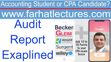 Audit Report Format | Unmodified Opinion | Audit Report | Auditing Course | CPA Exam AUD