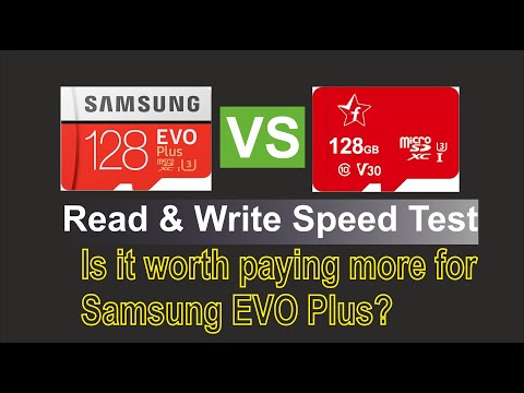 Samsung Evo vs Flipkart SmartBuy 128GB Micro SD Card Speed Test
