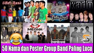 50 Nama dan Poster Group Band Indonesia Paling Lucu