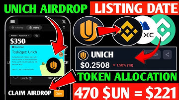 🔥Unich Kyc Verification 😱Unich Airdrop New Update || Unich Airdrop Listing Date || Un Token Ratio