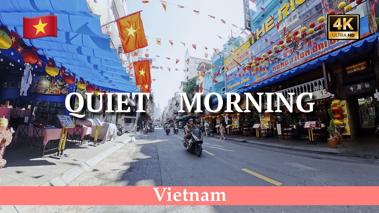 Quiet Morning on Bui Vien Walking Street | 8:47 AM