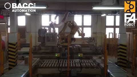 BACCI AUTOMATION - CNC router feeding and rails setup - SZYNAKA