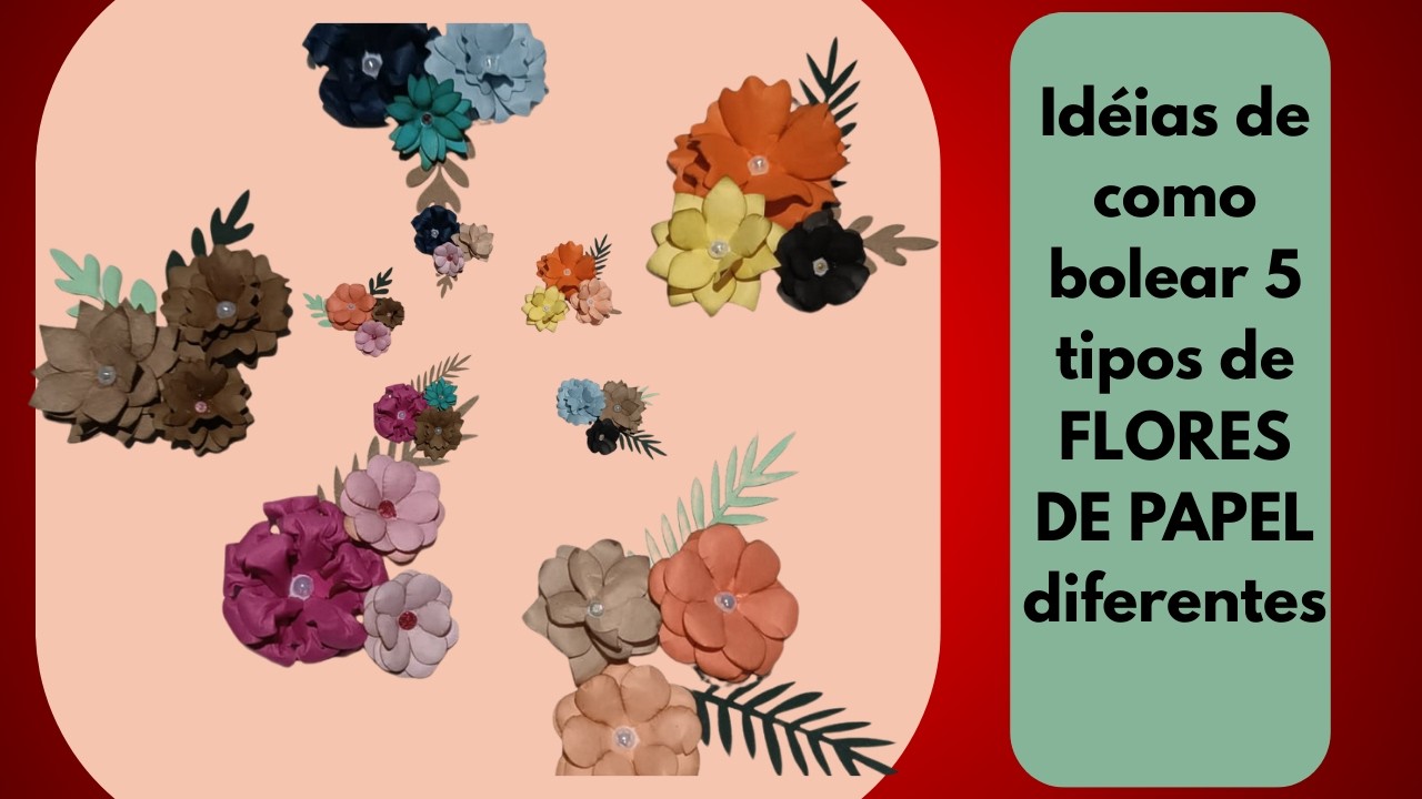 Idéia de como bolear e montar uma flor de papel com o corte COTTON!!!