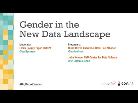 Session 1: Gender in the New Data Landscape