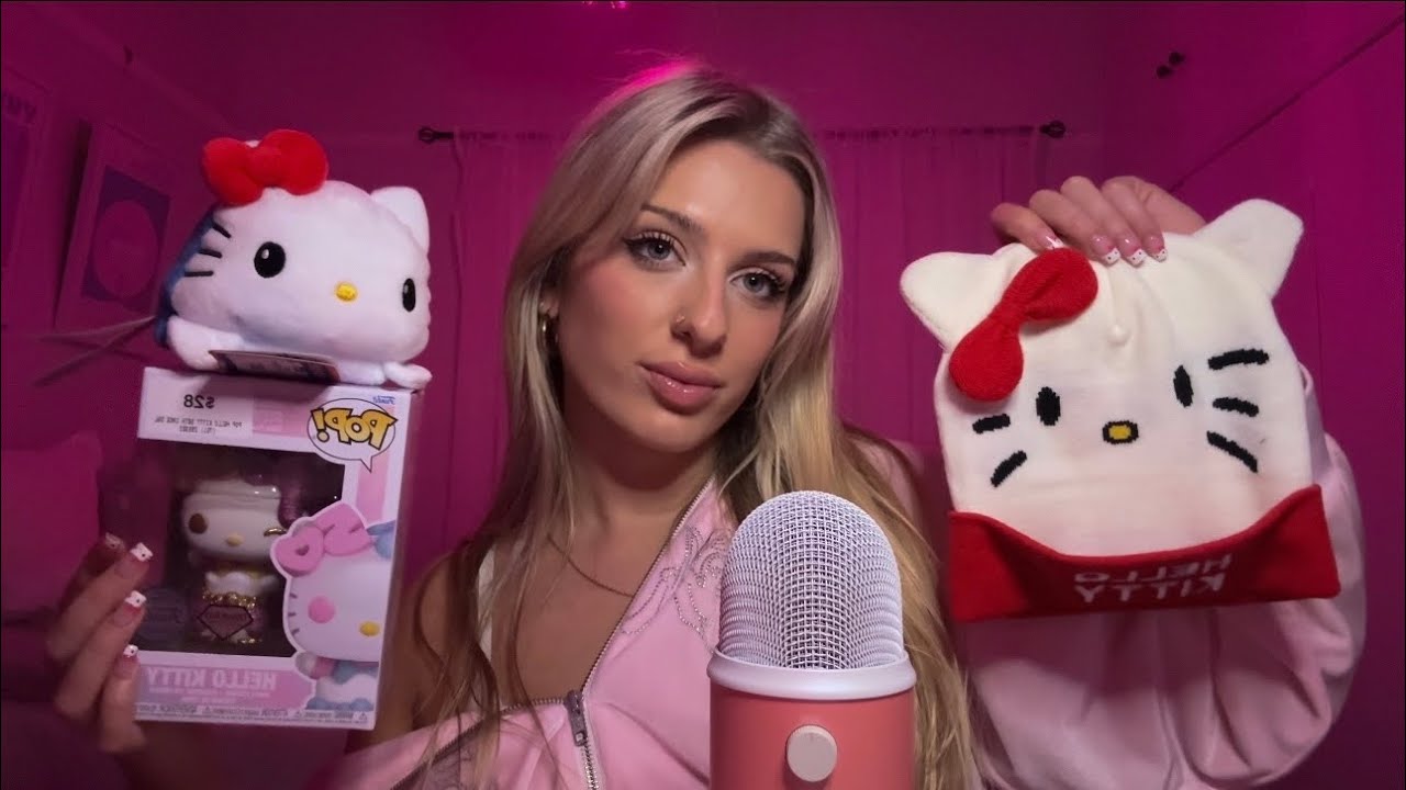 ❣️lofi ASMR❣️cute sanrio & more shopping haul 🛍️ (whisper, chatty, tapping)