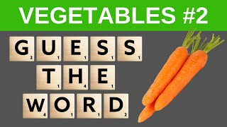 Celebrity WORD SCRAMBLE PUZZLE - VEGETABLES Quiz #2: Jumbled Letter Game. Profile