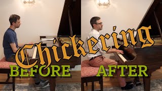 Chickering Grand BEFORE and AFTER