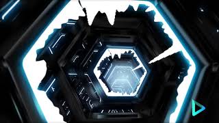 Hexagon Tunnel Audio Visualizer - Music Video Templates