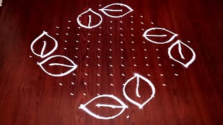 Dot Rani Easy 15X3X3 Daily Rani Kolam How To Make Rani Aarti Of Rani