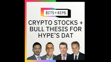Bits + Bips:  How Stocks May Decouple From Bitcoin—and Why TradFi Should Love a HYPE DAT - Ep. 972