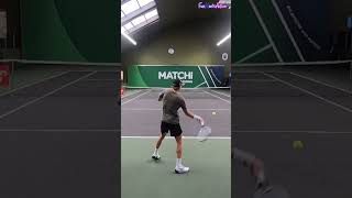 How to hit a perfect groundstroke.🎾#tennis #tennisplayer #tennistraining