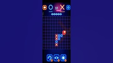 Tic tac toe glow! level 18 all complete gameplay (Android iOS) #funny #shorts