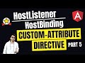 83. Custom Attribute Directive - @HostListener & @HostBinding | Part 5 | Angular In Depth (Hindi)