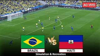 🔴Ao vivo: Brasil x Haiti | Simulação de videogame | Partida completa ao vivo | 20 de junho de 2026 screenshot 1
