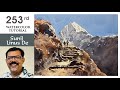 Watercolor Painting Demonstration #253 | Beautiful Himalayan Landscape | Light and Shade Techniques