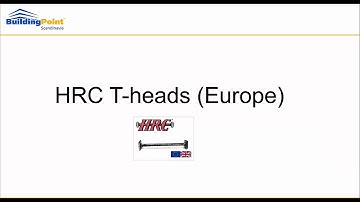 HRC T-heads(Europe) Custom Components for Tekla Structures