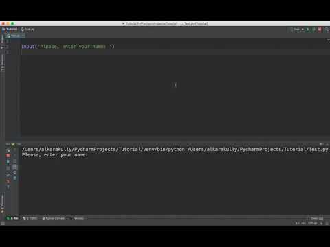 08-Python Tutorial - INPUT | input Function
