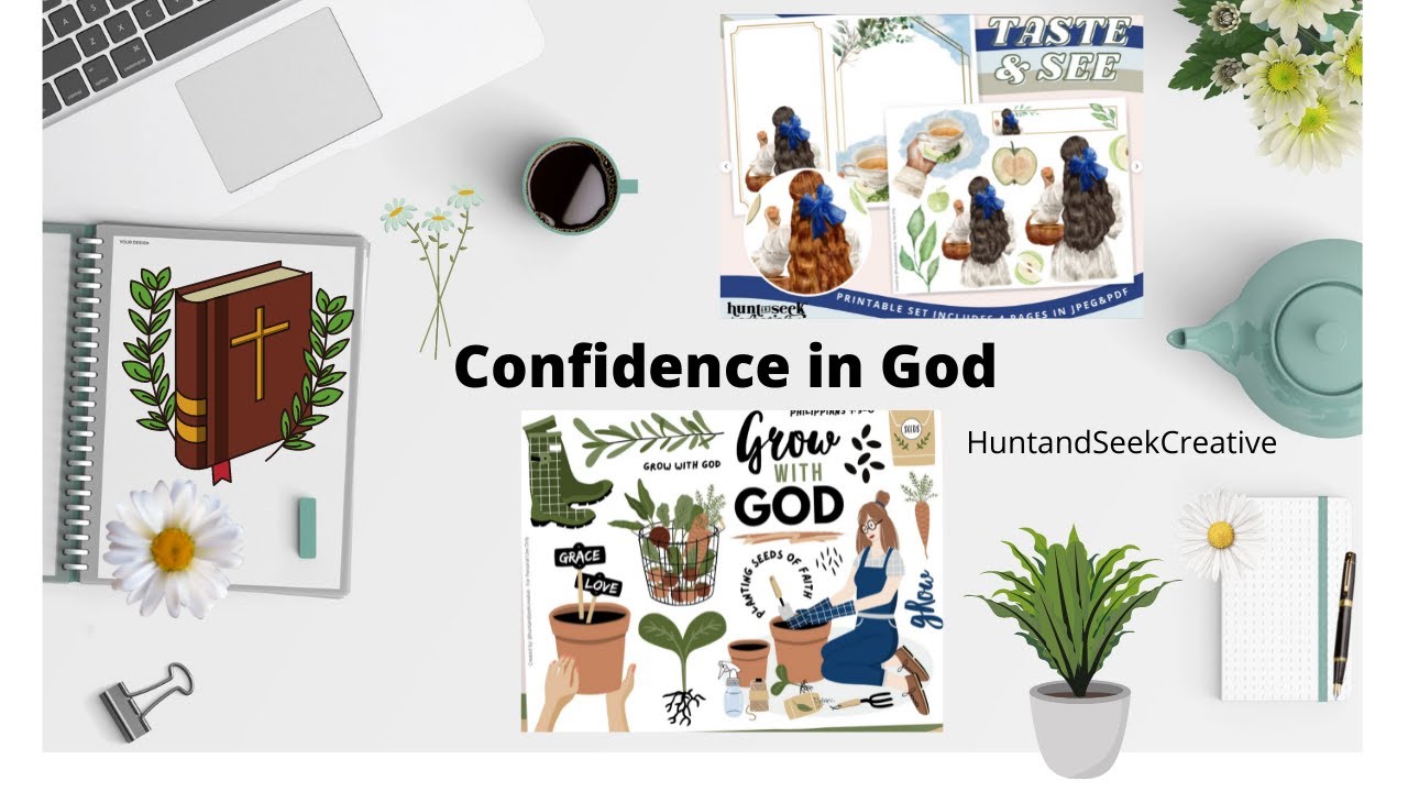 Confidence in God! Grateful for Salvation! Hunt&Seek Creative/BJ/Mini Garden Bible
