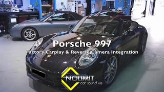 Porsche 991 Factory Carplay Reversing Camera Integration