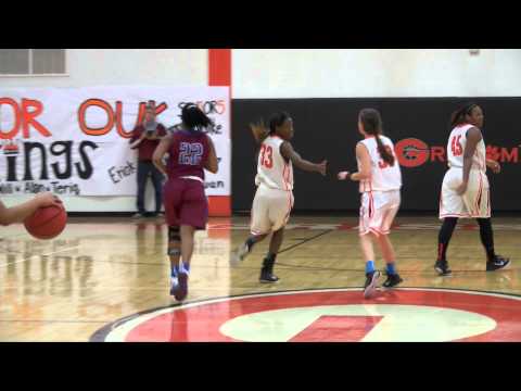 AHSAA GIRLS BASKETBALL: HUNTSVILLE 53, GRISSOM 47 Jan.16,2015