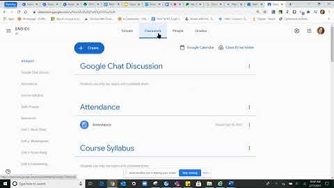 Video 3:  Google Chat: Sharing A ROOM with Students through Google Classroom