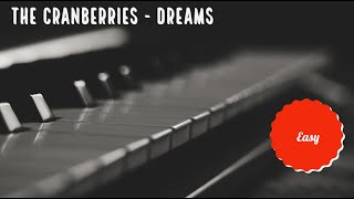 The Cranberries - Dreams Easy Piano Tutorial